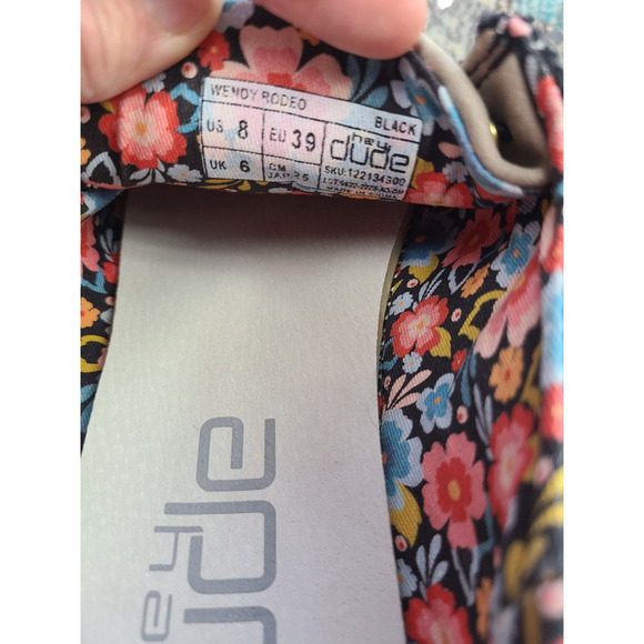 Hey Dude Ladies Wendy Rodeo Black Casual Shoes Size US 8 - Picture 4 of 9